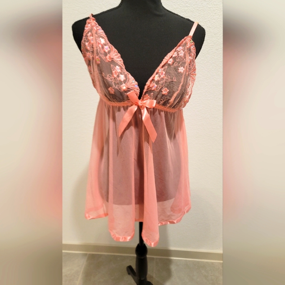 Pink Babydoll Chemise (L)
